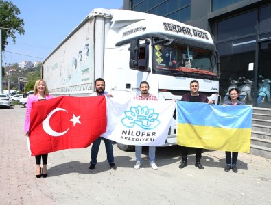 Nilüfer'den Ukrayna'ya Yardim Eli