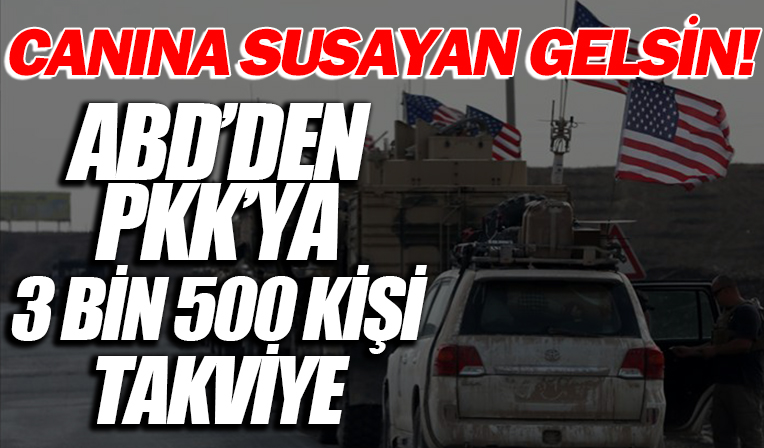 Sözde müttefik ABD Suriye’de PKK/YPG saflarına 3 bin 500 kişi daha katmayı planlıyor