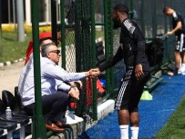 Baskan Ahmet Nur Çebi, Besiktas Idmanini Izledi
