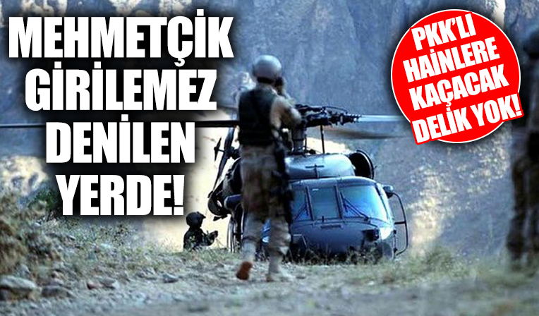 Mehmetçik girileme denilen yerde! PKK'lı hainlere kaçacak delik yok
