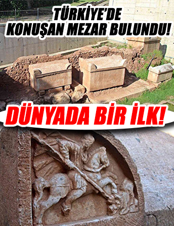 Türkiye'de konuşan mezar bulundu: Hediyeleriyle birlikte gömülmüş!