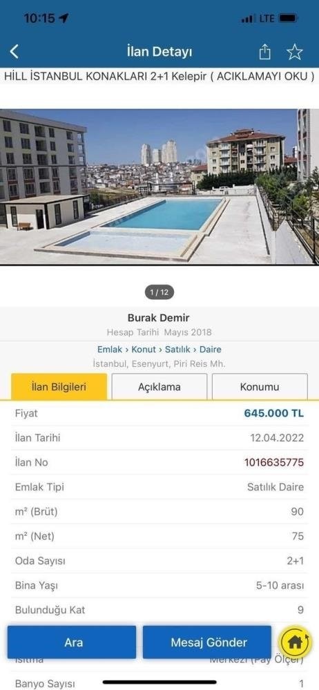 Esenyurt’ta dairesini satılığa çıkarttı! Talep çok olunca ev turunu ücretli yaptı!