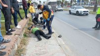 Bodrum'daki Trafik Kazasinda Motokurye Yaralandi