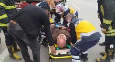 Direksiyon Hakimiyetini Kaybedip Refüje Çikti Açiklamasi 3 Yarali