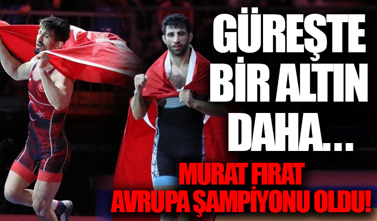 Murat Fırat Altın madalyayı kazandı