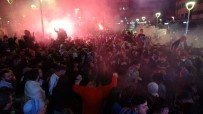 Trabzonsporlu Taraftarlar Besiktas Maçi Beraberligini Kutladi