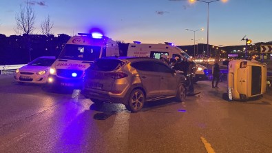 Ümraniye'de Sile Otoyolunda Kaza Açiklamasi 2 Yarali