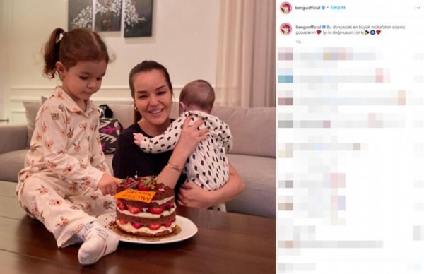 Bengü yeni yaşını kutladı!
