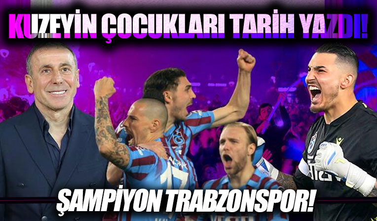 2021-2022 sezonu şampiyonu Trabzonspor