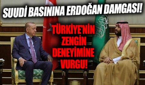 Suudi basınından Erdoğan'ın ziyaretine yoğun ilgi