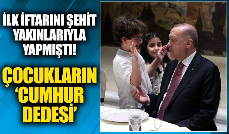 Çocuklardan Cumhurbaşkanı Erdoğan'a: Cumhur Dede