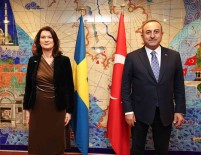 Disisleri Bakani Çavusoglu, Isveç Disisleri Bakani Linde Ile Bir Araya Geldi