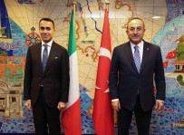 Disisleri Bakani Çavusoglu, Italyan Mevkidasi Di Maio Ile Bir Araya Geldi