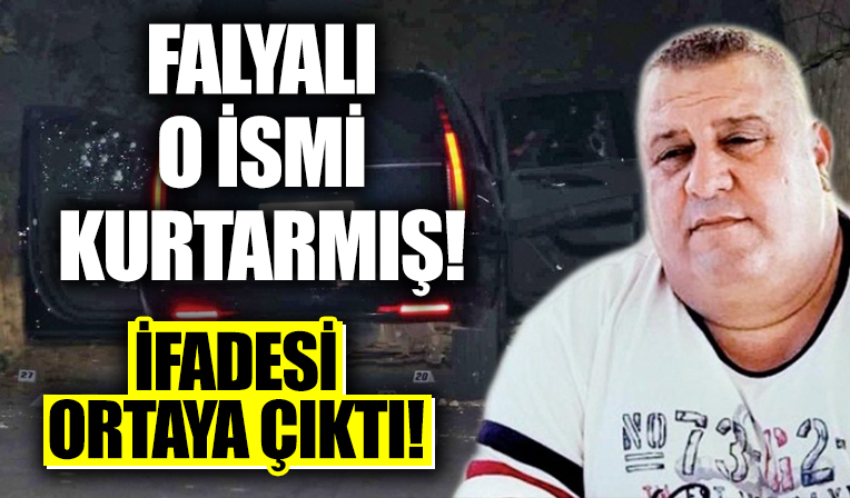 Halil Falyalı’nın ifadesi ortaya çıktı: O isim için tanıklık yapmış!