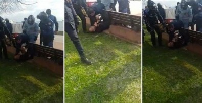 CHP'li İBB zabıtaları engelli seyyar satıcıyı defalarca darbetti!