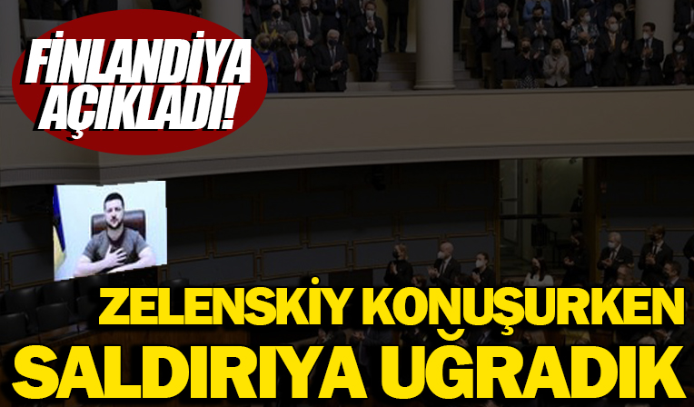 Zelenskiy Finlandiya Parlamentosu'na seslendi! O sırada hükümet siber saldırıya uğradı