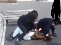 Bursa'da Genç Kiza Tekme Ve Yumruklarla Saldirdilar