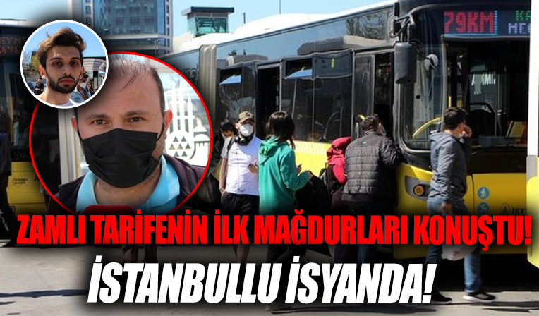 İstanbul'da ulaşımda zamlı tarifeyle yolculuk başladı! Yolcular isyan etti.
