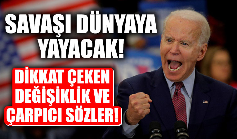 'ABD Başkanı Joe Biden Rusya Ukrayna savaşını dünyaya yayacak!'