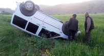 Siirt'te Araç Takla Atti, Sürücü Yara Almadan Kazayi Atlatti Haberi