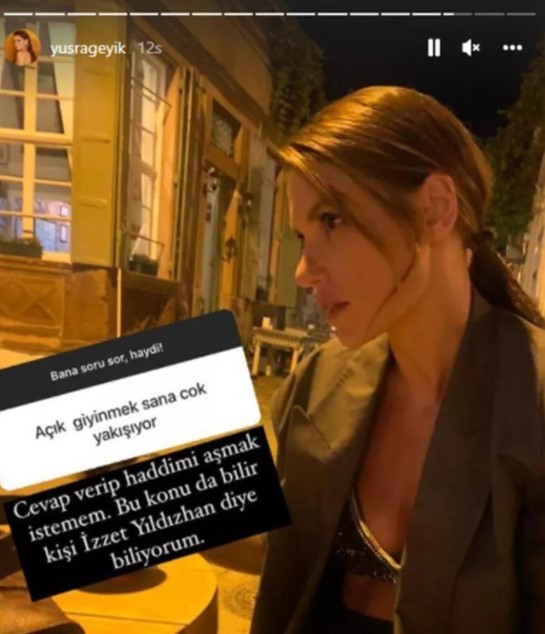 Yüsra Geyik'ten Hadise'ye gönderme!