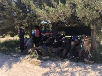 Izmir Açiklarinda 63 Düzensiz Göçmen Yakalandi Haberi