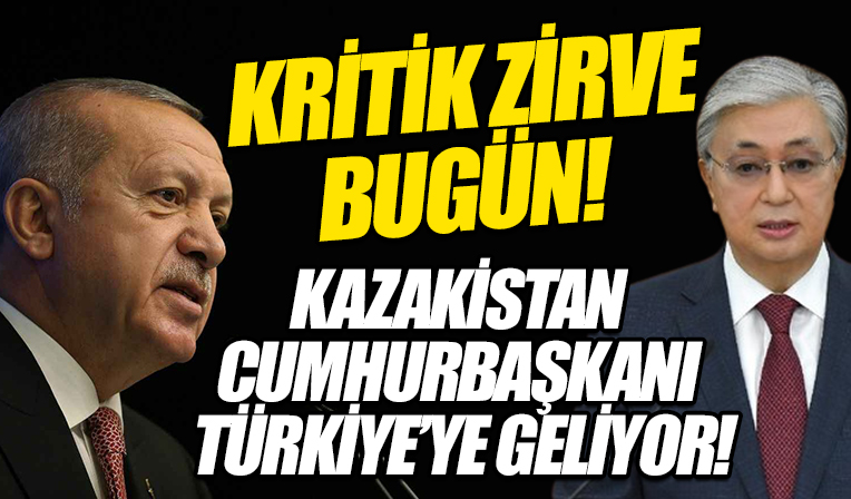 Kazakistan Cumhurbaşkanı Kasım Cömert Tokayev bugün Türkiye'ye geliyor! Ankara'da Başkan Erdoğan'a resmi ziyaret .