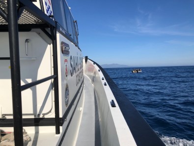 Ayvalik'ta 75 Göçmeni Sahil Güvenlik Kurtardi