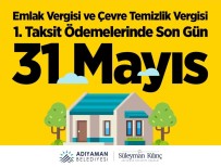 Emlak Ve ÇTV'nin Ilk Taksiti Için Son Tarih 31 Mayis