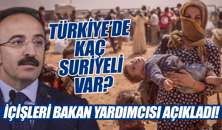 İçişleri Bakan Yardımcısı Çataklı açıkladı: İşte Türkiye’deki Suriyeli sayısı