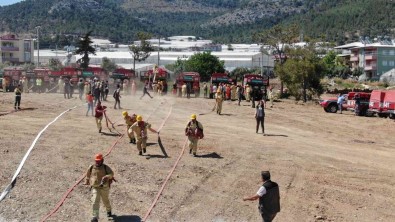 Mersin'de Orman Yangin Ekipleri Tatbikatlara Basladi