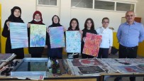 Burhaniye'de Liseli Gençler Ebru Sanatini Sevdi