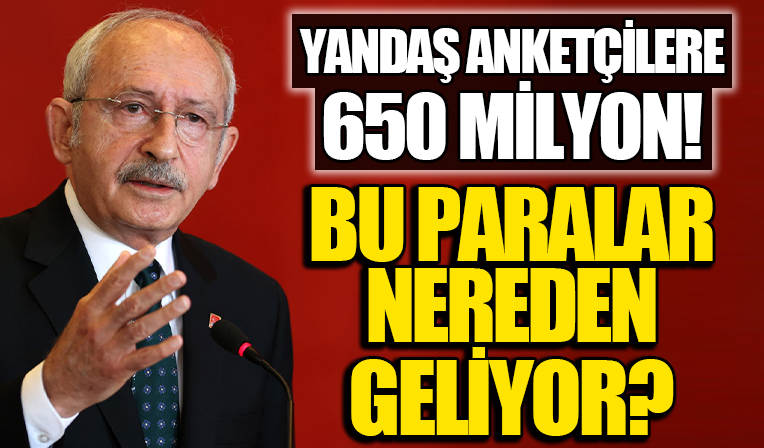 CHP'den yandaş anketçilere 650 milyon liralık bütçe: 'Bu para nereden geliyor?'