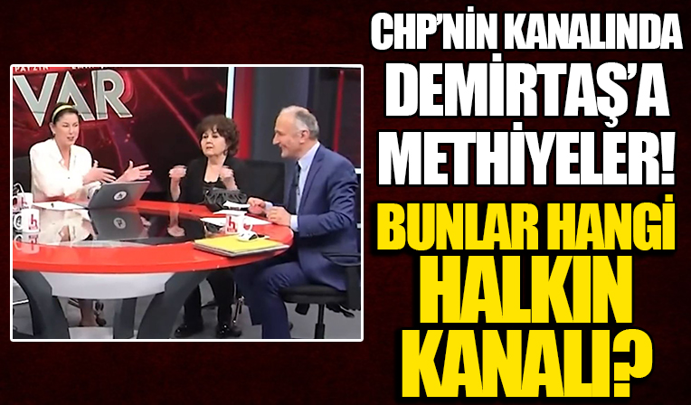 CHP'nin kanalında Selahattin Demirtaş'a övgüler!