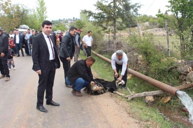 Erdemli'de Sulama Suyu Sevinci