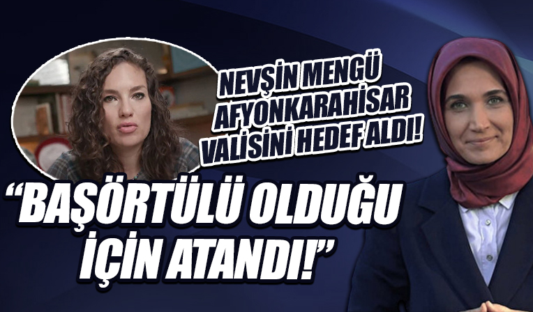 Nevşin Mengü başörtülü vali Kübra Güran Yiğitbaşı'nı hedef aldı