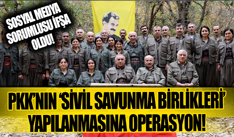 PKK'nın 'Sivil Savunma Birlikleri' yapılanmasına operasyon! Sosyal medya sorumlusu ifşa oldu...