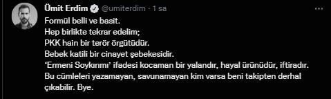 Oyuncu Ümit Erdim'den Kaftancıoğlu'nu savunanlara sert tepki: Sorsan 'vatanı seviyoruz' derler