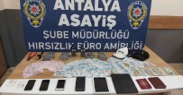 Antalya'da Bir Araçtan 60 Bin Lira Çalan Hirsizlar Izmir'de Yakalandi