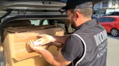Izmir'de Sigara Kaçakçilarina Operasyon Açiklamasi 4 Milyonu Askin Makaron Ele Geçirildi