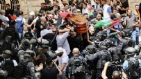 Katledilen Al Jazeera muhabiri Şirin Ebu Akile’nin cenazesinde skandal! Haberi