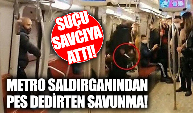 Metro saldırganından pes dedirten savunma! Suçu ifadesini alan savcıya attı!