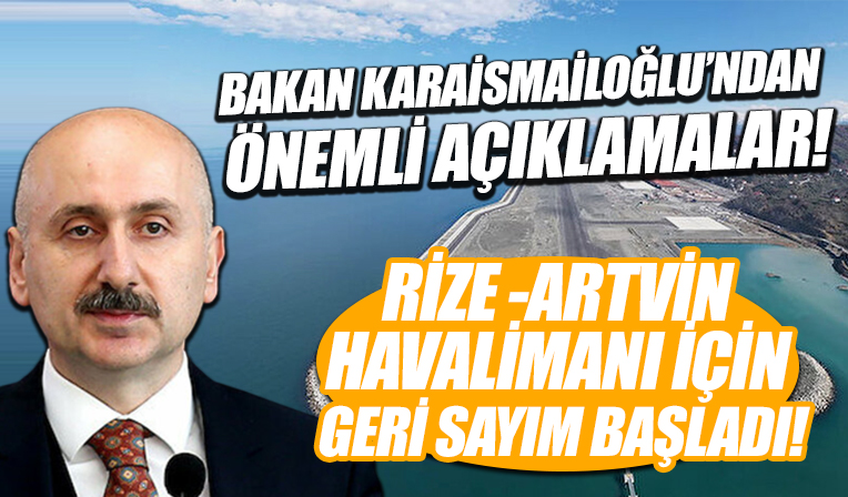 Türkiye'nin 58. havalimanı yarın açılıyor! Ulaştırma ve Altyapı Bakanı Adil Karaismailoğlu'ndan önemli açıklamalar .