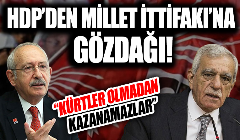 HDP'li Ahmet Türk'ten Millet İttifakı'na gözdağı: Kürtler olmadan kazanamazlar