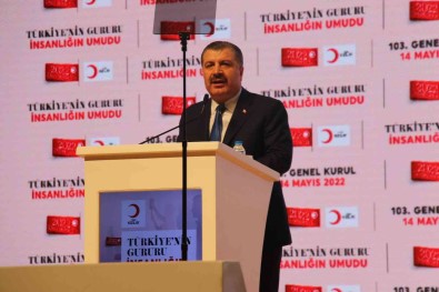 Saglik Bakani Fahrettin Koca, Türk Kizilay 103. Genel Kurulu'nda Konustu