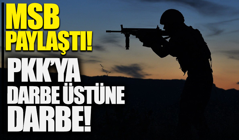 Terör örgütü PKK'ya darbe üstüne darbe!