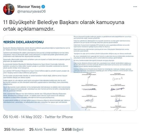 CHP'li belediye başkanları devlete 'katil' deyip teröriste destek veren Canan Kaftancıoğlu'nu aklama yarışına girdi