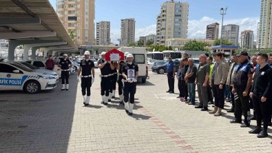 Mersin'de Trafik Kazasinda Ölen Polis Memuru Için Tören Düzenlendi