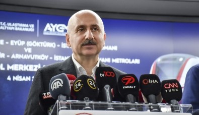 Bakan Karaismailoglu Açiklamasi 'Halkali-Istanbul Havalimani Metro Hattinda Yüzde 78 Ilerleme Kaydettik'