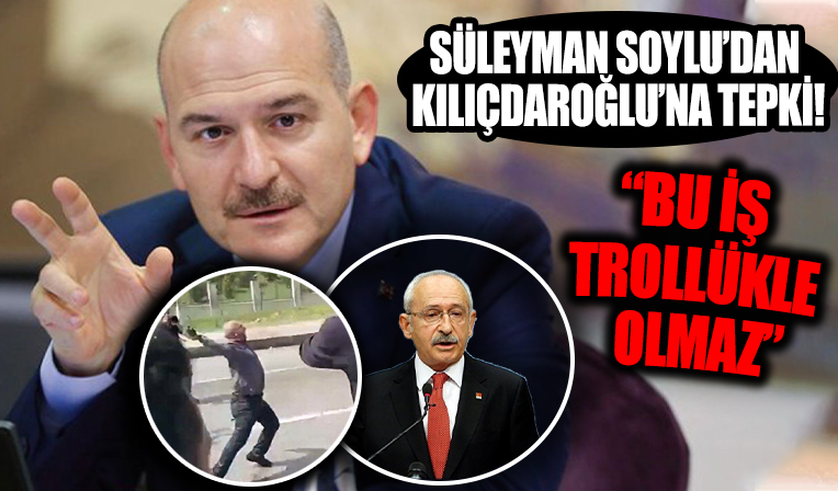Bakan Soylu'dan Kılıçdaroğlu'na tepki! 'Bu iş trollükle olmaz'